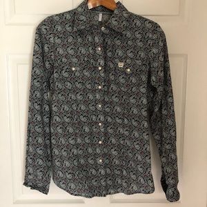 Western long sleeve top.